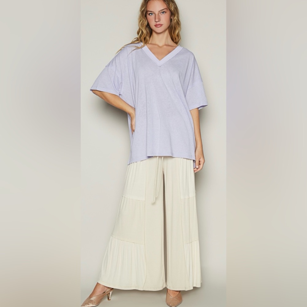 POL short sleeve, roomy fit, stone was top   Size: Various